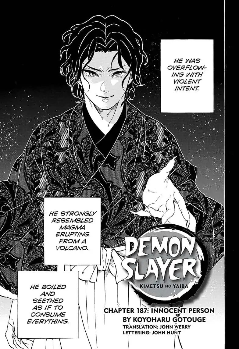 Demon Slayer Manga Chapter 187